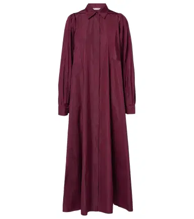 Max Mara Pucci pleated taffetta maxi dress | Thumbnail 1