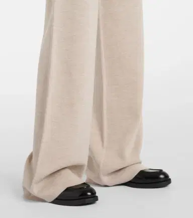 Max Mara Wilma knitted wool wide-leg pants | Thumbnail 4