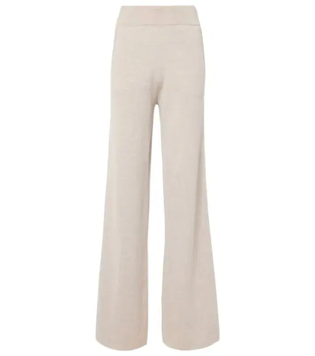 Max Mara Wilma knitted wool wide-leg pants
