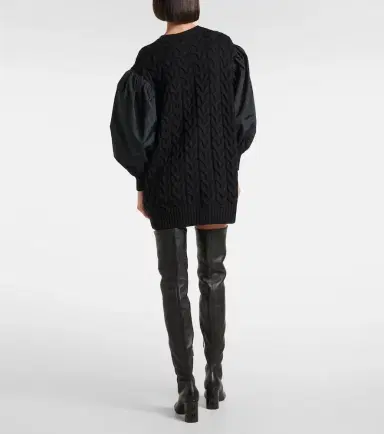 Max Mara Ancella knitted wool minidress | Thumbnail 3