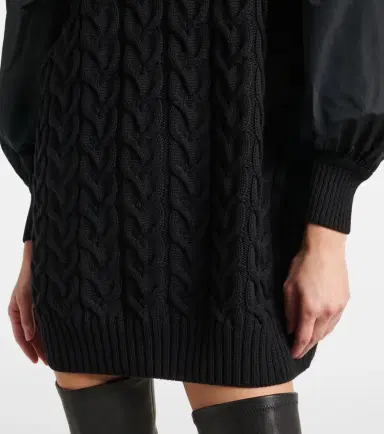 Max Mara Ancella knitted wool minidress | Thumbnail 5