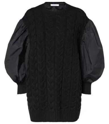Max Mara Ancella knitted wool minidress | Thumbnail 1