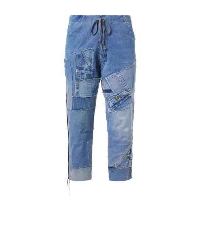 Greg Lauren Patchwork straight jeans