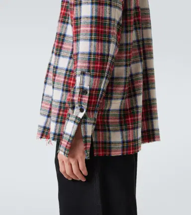 Greg Lauren Plaid cotton shirt | Thumbnail 3