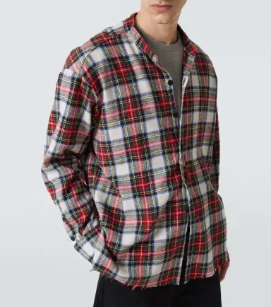 Greg Lauren Plaid cotton shirt | Thumbnail 5