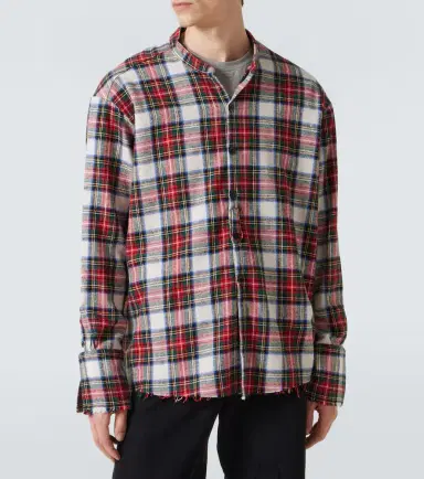 Greg Lauren Plaid cotton shirt | Thumbnail 7