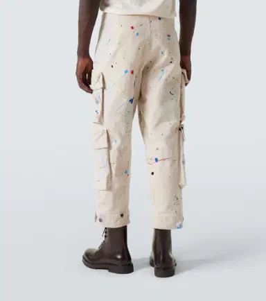 Greg Lauren Painters printed cotton cargo pants | Thumbnail 2