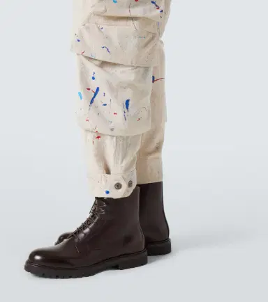 Greg Lauren Painters printed cotton cargo pants | Thumbnail 3