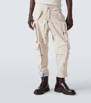 Greg Lauren Painters printed cotton cargo pants | Thumbnail 4