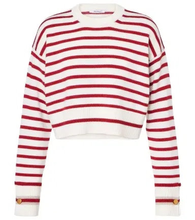 Max Mara Dorotea striped virgin wool sweater | Thumbnail 1