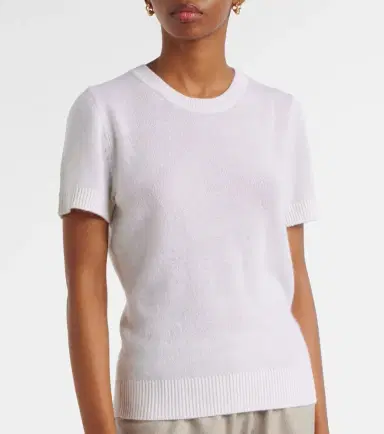 Jardin des Orangers Knitted cashmere T-shirt | Thumbnail 5