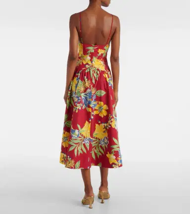 Polo Ralph Lauren Floral cotton midi dress | Thumbnail 3