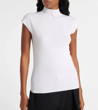Jardin des Orangers Ribbed-knit high-neck wool top | Thumbnail 3