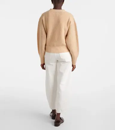 Jardin des Orangers Wool and cashmere wrap cardigan | Thumbnail 2