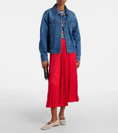 Polo Ralph Lauren Mid-rise midi skirt | Thumbnail 3