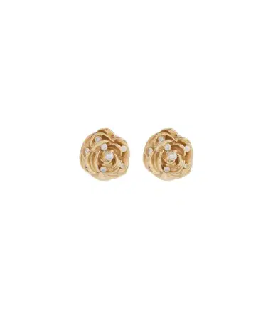 Magda Butrym Floral embellished gold-plated earrings | Thumbnail 1