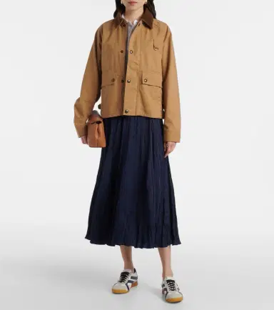 Polo Ralph Lauren Crushed satin midi skirt | Thumbnail 5