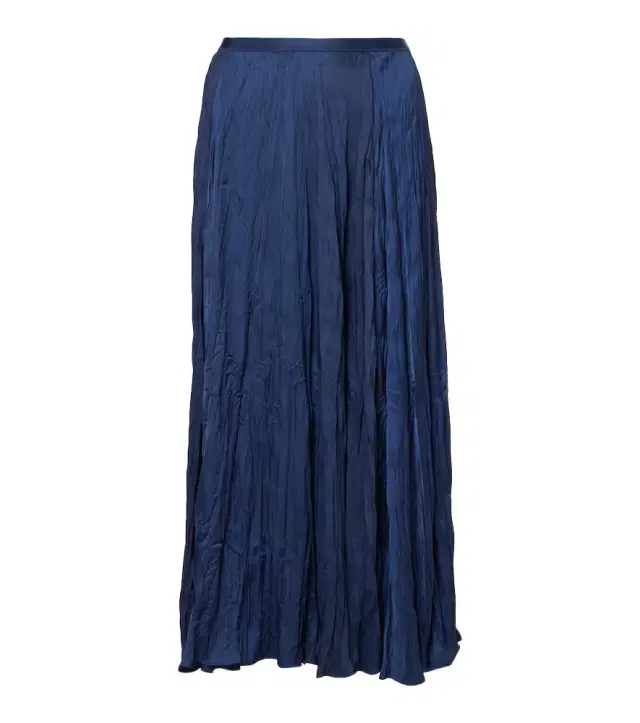Polo Ralph Lauren Crushed satin midi skirt