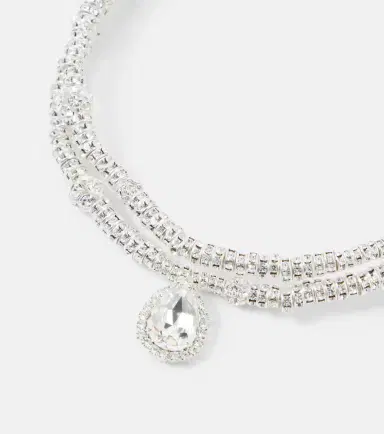 Magda Butrym Floral-appliqué embellished necklace | Thumbnail 2