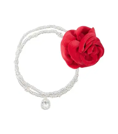 Magda Butrym Floral-appliqué embellished necklace | Thumbnail 1