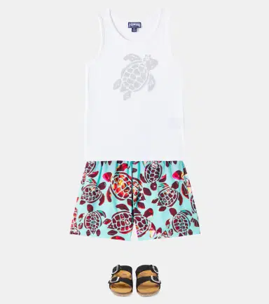 Vilebrequin Kids Guerande printed cotton jersey top | Thumbnail 5