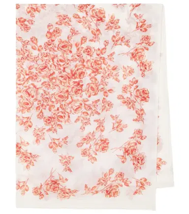 Magda Butrym Floral printed cotton and silk scarf | Thumbnail 1