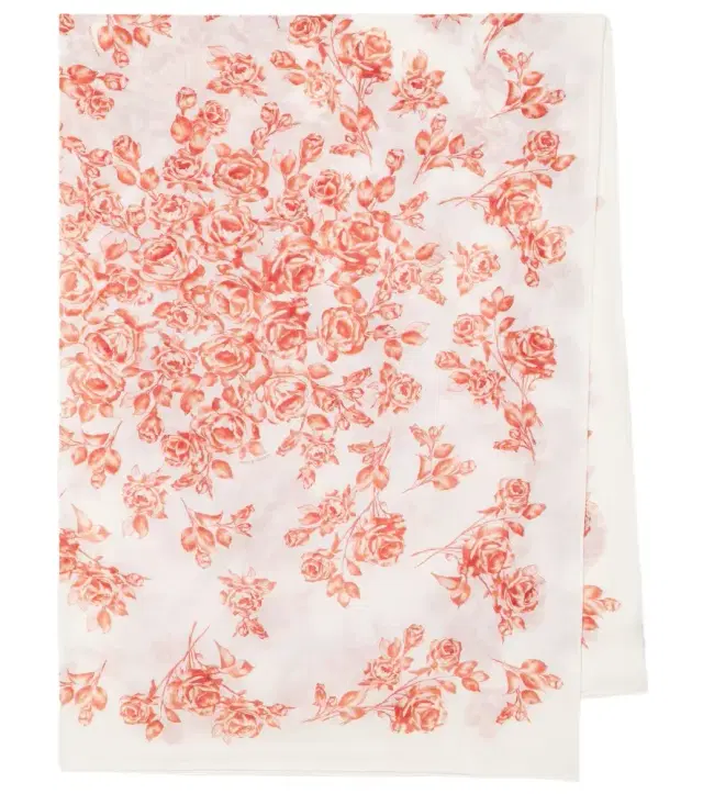Magda Butrym Floral printed cotton and silk scarf