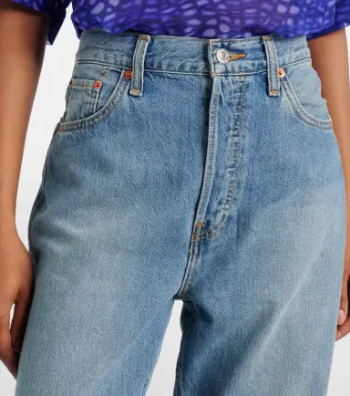 Re/Done 90s high-rise straight jeans | Thumbnail 3 Re/Done 90s high-rise straight jeans | Thumbnail 3