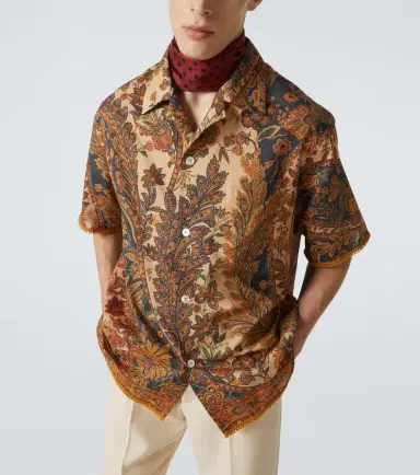 Valentino Paisley linen shirt | Thumbnail 2