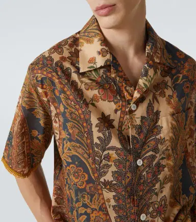 Valentino Paisley linen shirt | Thumbnail 4
