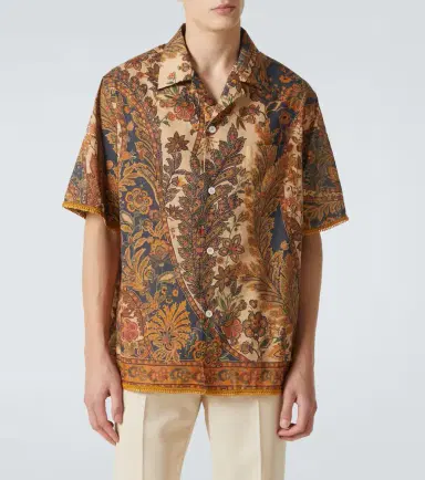 Valentino Paisley linen shirt | Thumbnail 6
