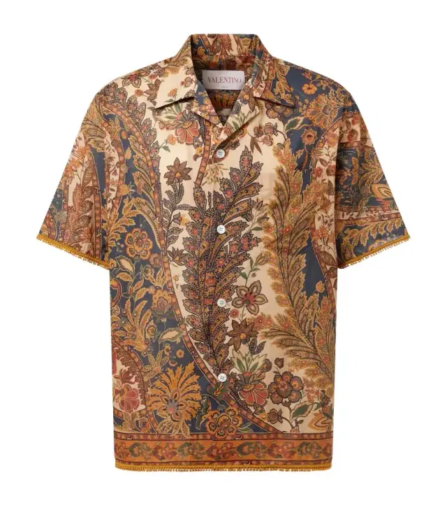 Valentino Paisley linen shirt