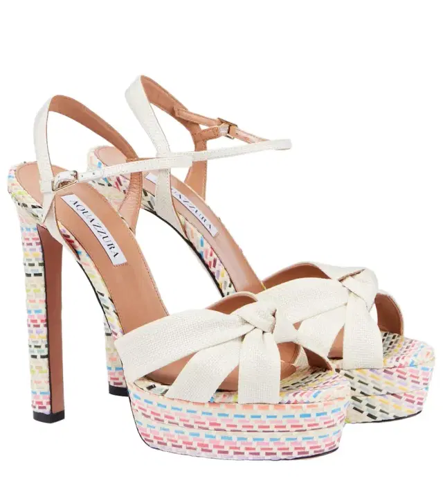 Aquazzura Divine 130 platform sandals