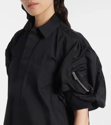 Sacai Poplin and technical twill shirt dress | Thumbnail 5