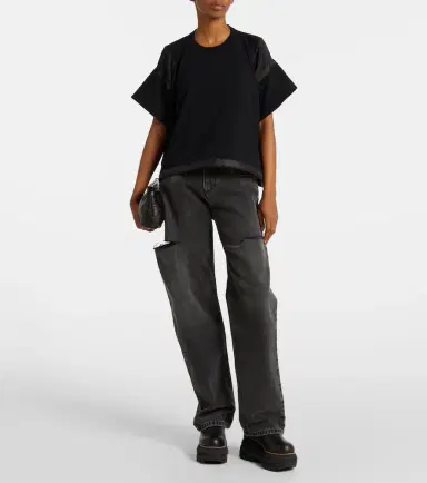 Sacai Cotton jersey T-shirt | Thumbnail 4