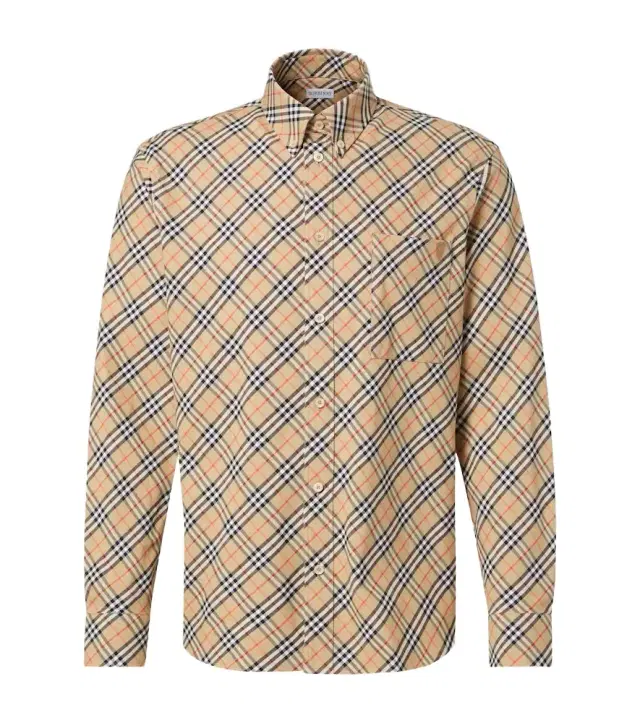 Burberry Check cotton poplin shirt