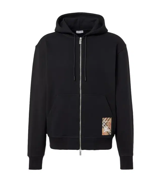 EKD zip-up cotton jersey hoodie