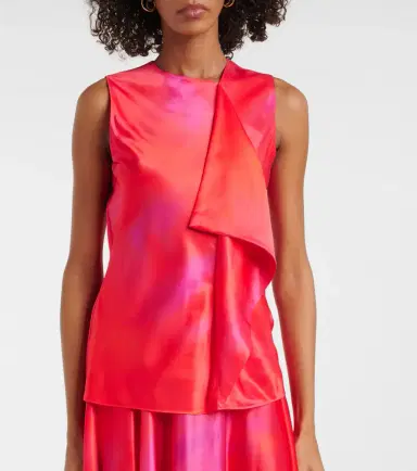 Roksanda Kiara printed draped top | Thumbnail 4
