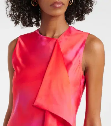 Roksanda Kiara printed draped top | Thumbnail 5