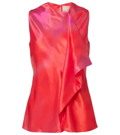Roksanda Kiara printed draped top | Thumbnail 1