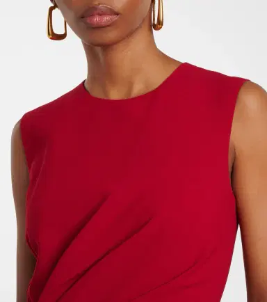 Roksanda Elham draped crêpe midi dress | Thumbnail 5
