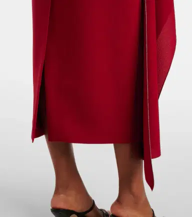 Roksanda Elham draped crêpe midi dress | Thumbnail 6