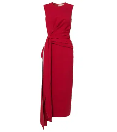Roksanda Elham draped crêpe midi dress | Thumbnail 1