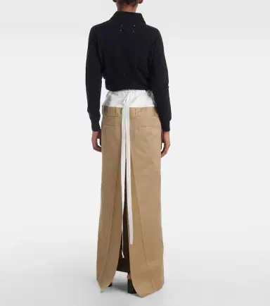 Maison Margiela Trompe l'ail maxi skirt | Thumbnail 4 Maison Margiela Trompe l'ail maxi skirt | Thumbnail 4