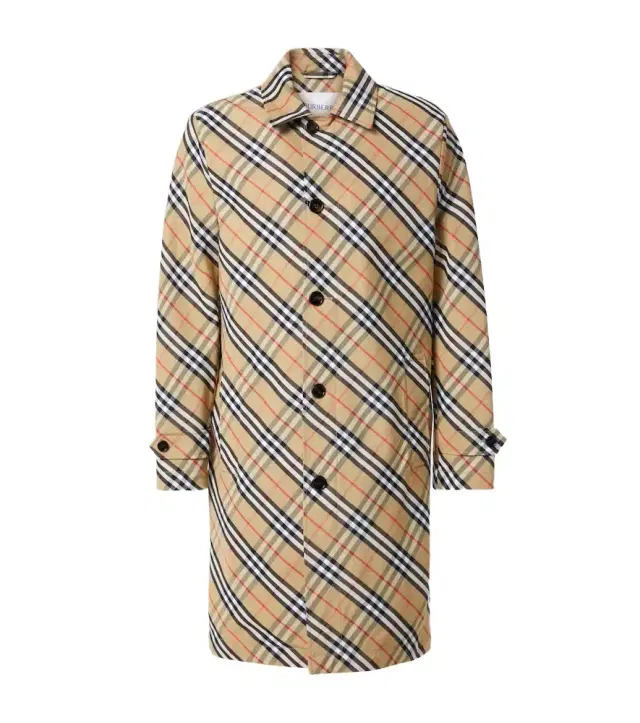 Burberry Check overcoat