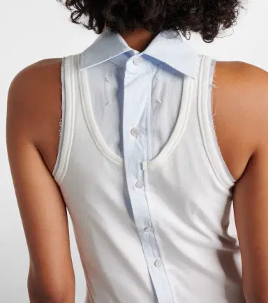 Maison Margiela Convertible cotton top | Thumbnail 6
