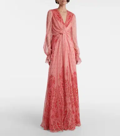 Etro Printed silk gown | Thumbnail 2