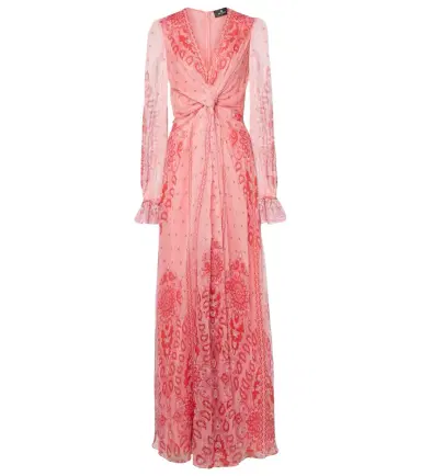 Etro Printed silk gown | Thumbnail 1