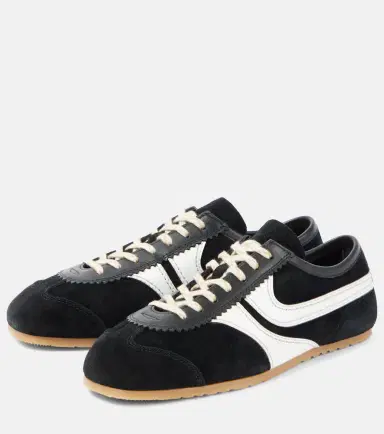 Dries Van Noten Leather and suede sneakers | Thumbnail 3