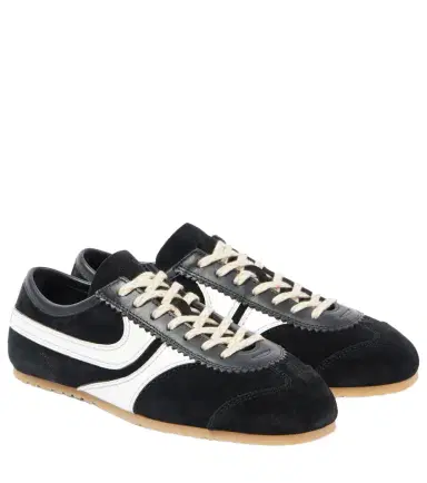 Dries Van Noten Leather and suede sneakers | Thumbnail 1